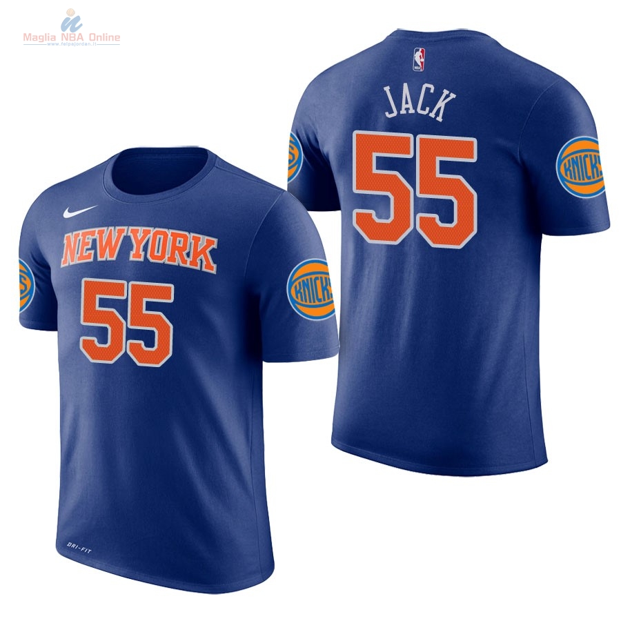 Acquista Maglia NBA Nike New York Knicks Manica Corta #55 Jarrett Jack Blu