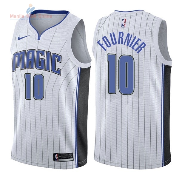 Acquista Maglia NBA Nike Orlando Magic #10 Evan Fournier Bianco Association
