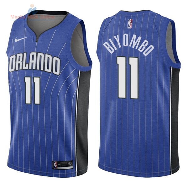 Acquista Maglia NBA Nike Orlando Magic #11 Bismack Biyombo Blu Icon