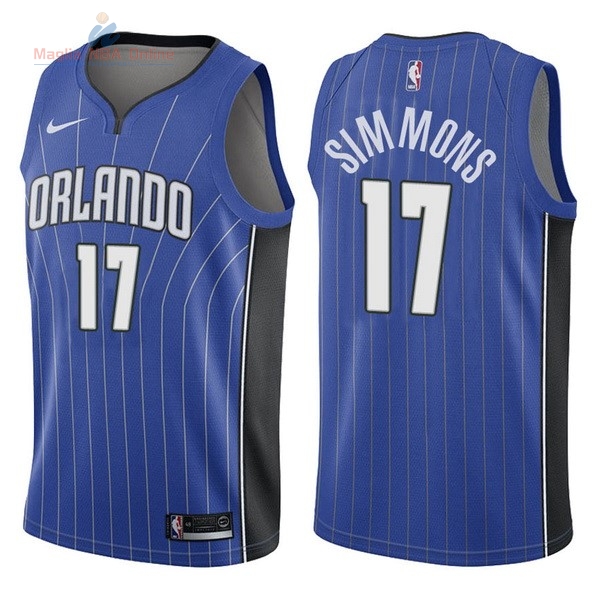 Acquista Maglia NBA Nike Orlando Magic #17 Jonathon Simmons Blu Icon