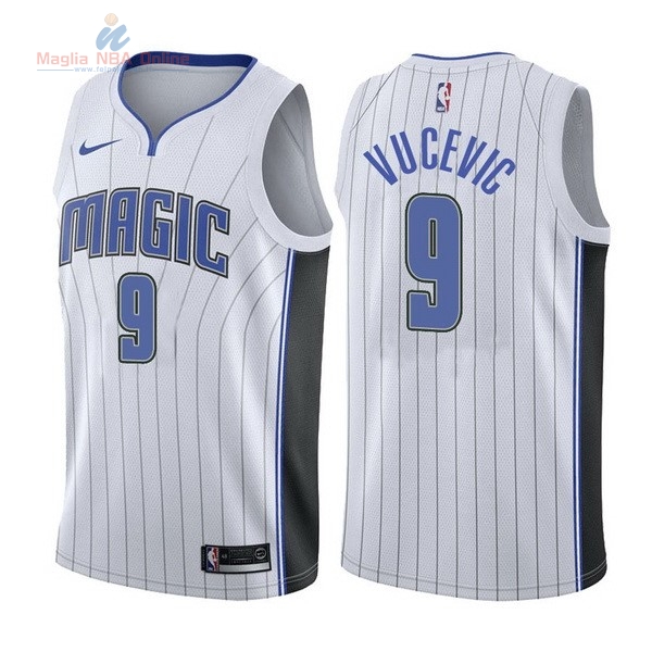 Acquista Maglia NBA Nike Orlando Magic #9 Nikola Vucevic Bianco Association