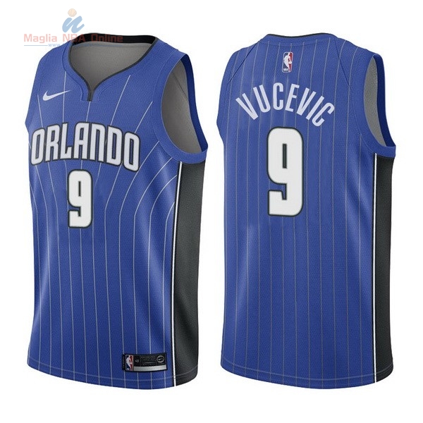 Acquista Maglia NBA Nike Orlando Magic #9 Nikola Vucevic Blu Icon