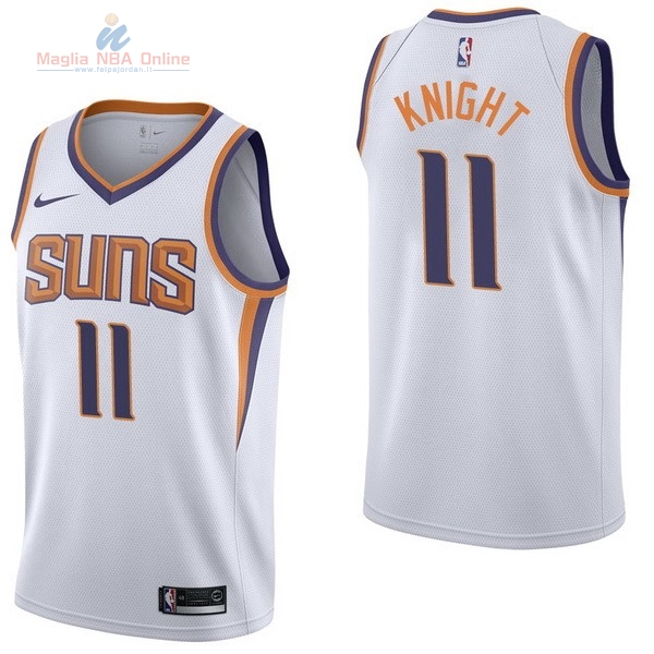 Acquista Maglia NBA Nike Phoenix Suns #11 Brandon Knight Bianco Association