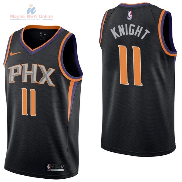 Acquista Maglia NBA Nike Phoenix Suns #11 Brandon Knight Nero Statement