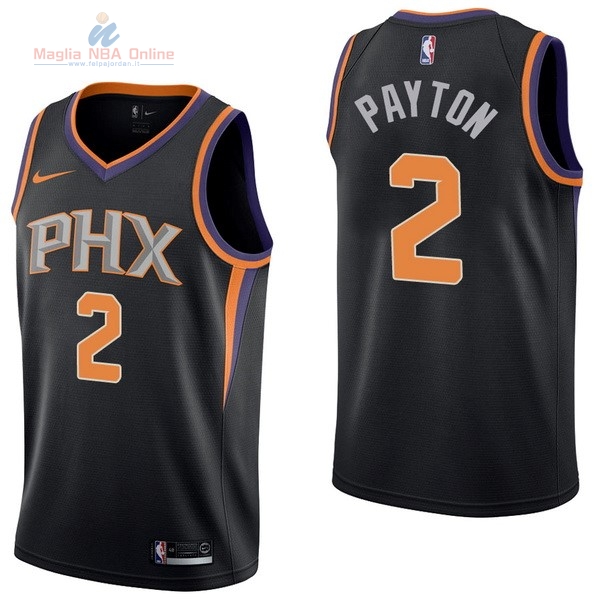 Acquista Maglia NBA Nike Phoenix Suns #2 Eric Bledsoe Nero Statement