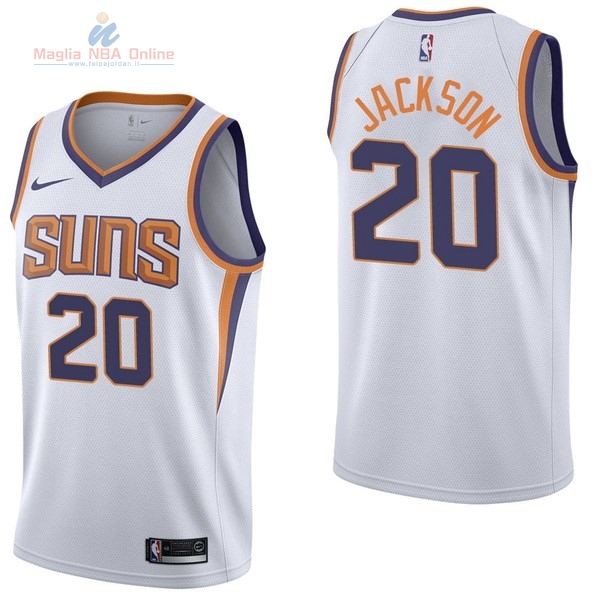 Acquista Maglia NBA Nike Phoenix Suns #20 Josh Jackson Bianco Association