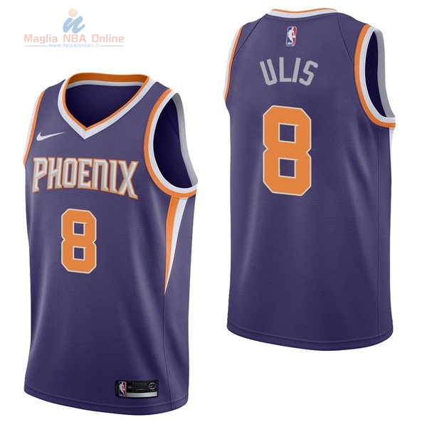 Acquista Maglia NBA Nike Phoenix Suns #8 Tyler Ulis Porpora Icon