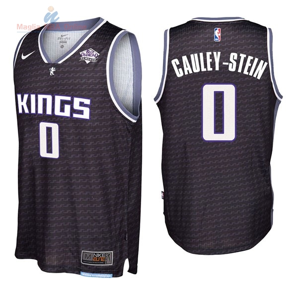 Acquista Maglia NBA Nike Sacramento Kings #0 Willie Cauley Stein Nero