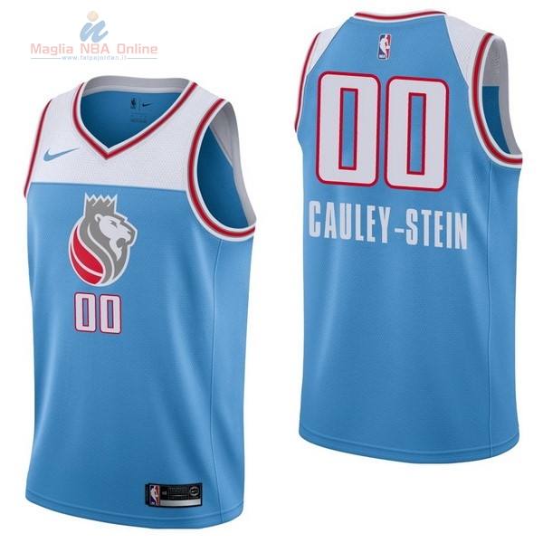 Acquista Maglia NBA Nike Sacramento Kings #0 Willie Cauley Stein Nike Blu Città