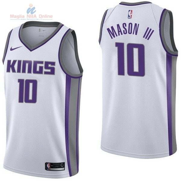 Acquista Maglia NBA Nike Sacramento Kings #10 Frank Mason III Bianco Association