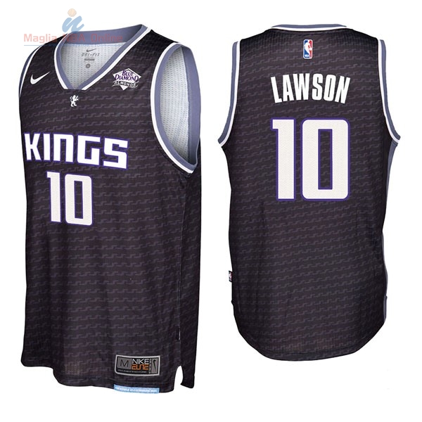 Acquista Maglia NBA Nike Sacramento Kings #10 Ty Lawson Nero