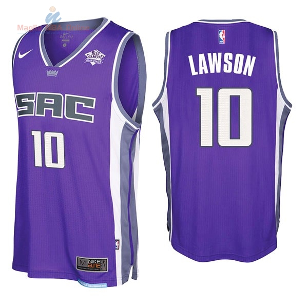 Acquista Maglia NBA Nike Sacramento Kings #10 Ty Lawson Porpora