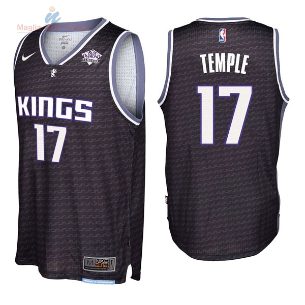 Acquista Maglia NBA Nike Sacramento Kings #17 Garrett Temple Nero