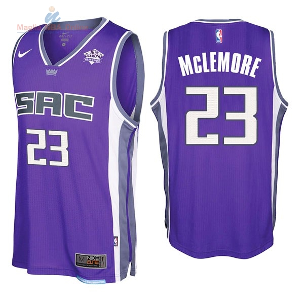 Acquista Maglia NBA Nike Sacramento Kings #23 Ben Mclemore Porpora