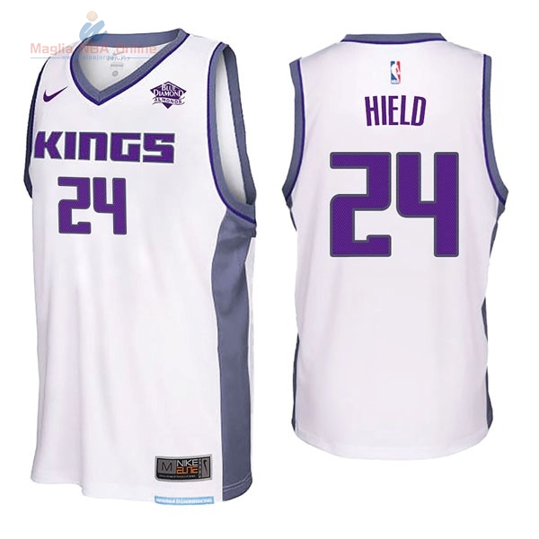 Acquista Maglia NBA Nike Sacramento Kings #24 Buddy Hield Bianco