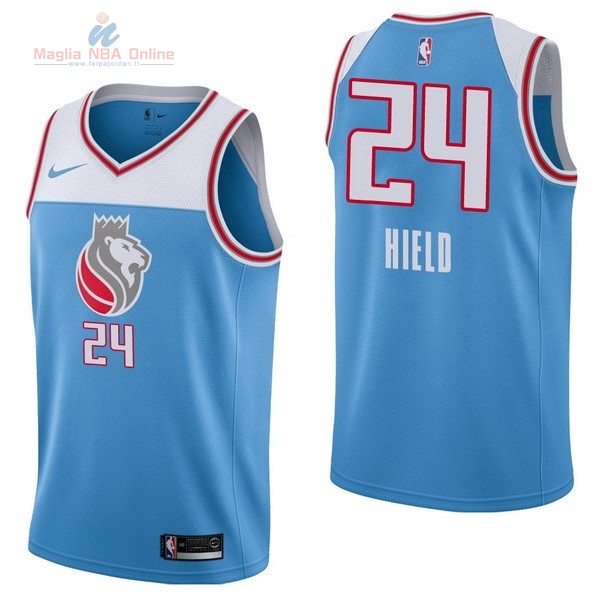 Acquista Maglia NBA Nike Sacramento Kings #24 Buddy Hield Nike Blu City