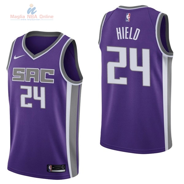 Acquista Maglia NBA Nike Sacramento Kings #24 Buddy Hield Porpora Icon