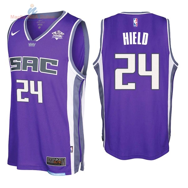Acquista Maglia NBA Nike Sacramento Kings #24 Buddy Hield Porpora