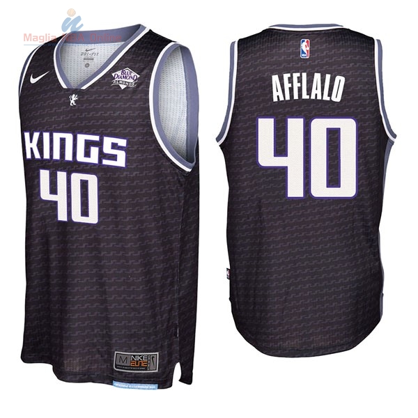 Acquista Maglia NBA Nike Sacramento Kings #40 Arron Afflalo Nero
