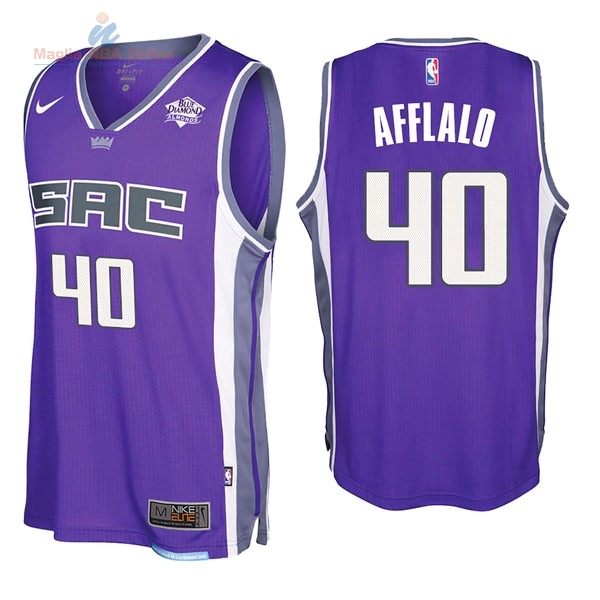 Acquista Maglia NBA Nike Sacramento Kings #40 Arron Afflalo Porpora