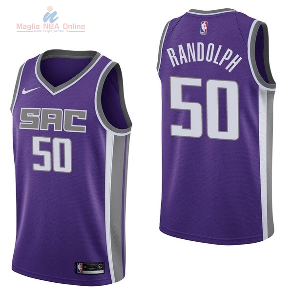 Acquista Maglia NBA Nike Sacramento Kings #50 Zach Randolph Porpora Icon