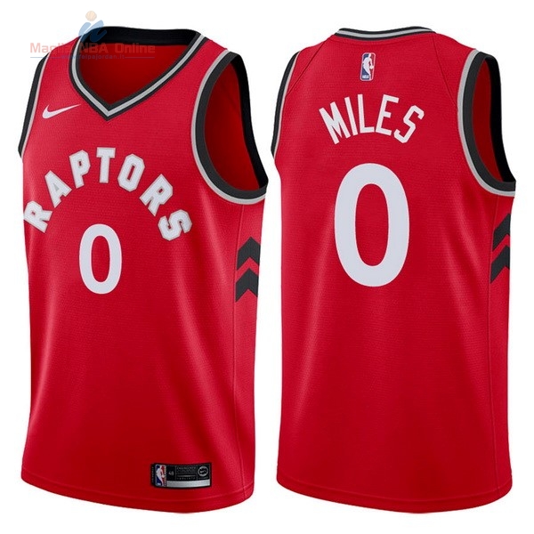Acquista Maglia NBA Nike Toronto Raptors #0 CJ Miles Rosso Icon