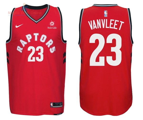 Acquista Maglia NBA Nike Toronto Raptors #23 Fred VanVleet Rosso