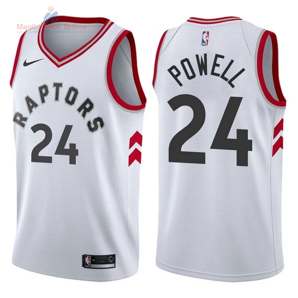 Acquista Maglia NBA Nike Toronto Raptors #24 Norman Powell Bianco Association