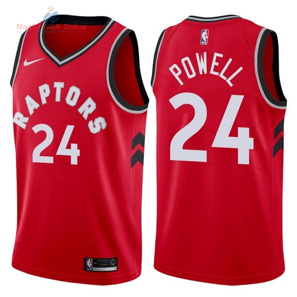 Acquista Maglia NBA Nike Toronto Raptors #24 Norman Powell Rosso Icon