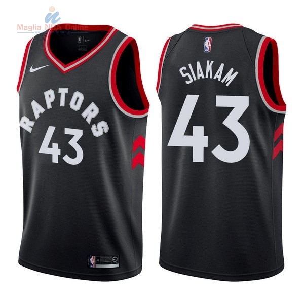 Acquista Maglia NBA Nike Toronto Raptors #43 Pascal Siakam Nero Statement