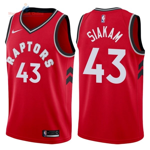 Acquista Maglia NBA Nike Toronto Raptors #43 Pascal Siakam Rosso Icon