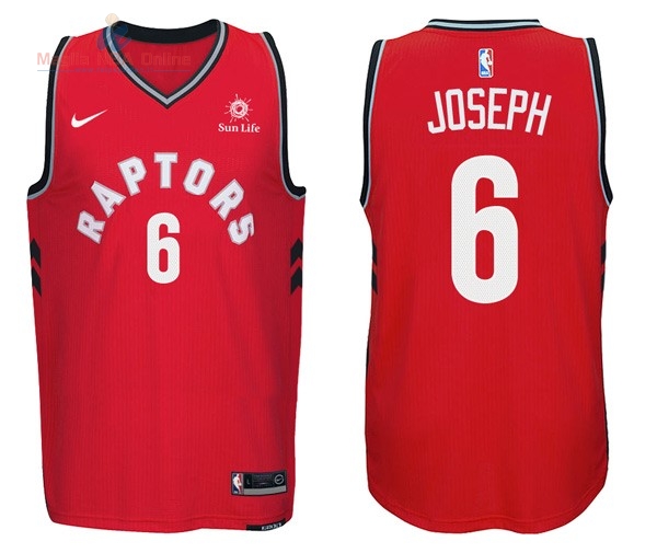 Acquista Maglia NBA Nike Toronto Raptors #6 Cory Joseph Rosso