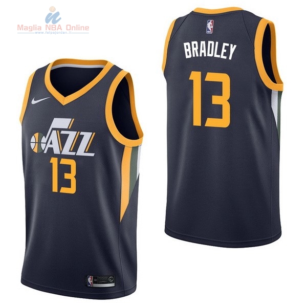 Acquista Maglia NBA Nike Utah Jazz #13 Tony Bradley Marino Icon