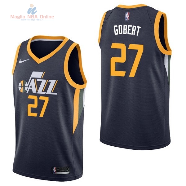 Acquista Maglia NBA Nike Utah Jazz #27 Rudy Gobert Marino Icon