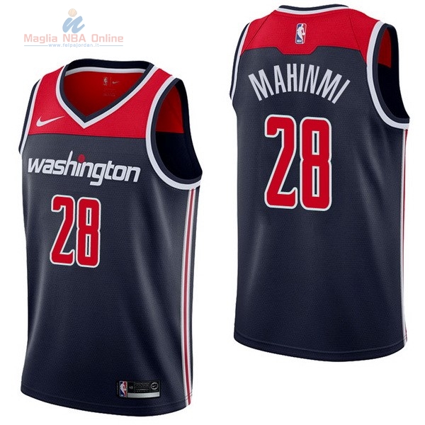 Acquista Maglia NBA Nike Washington Wizards #28 Ian Mahinmi Marino Statement