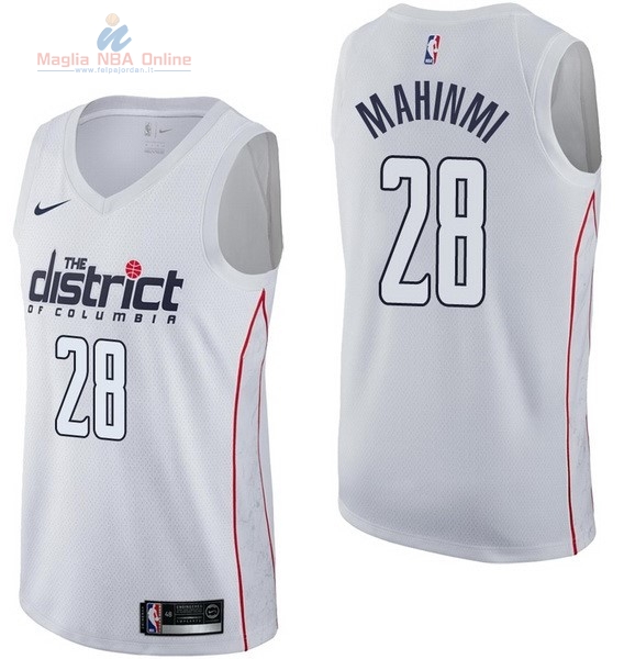 Acquista Maglia NBA Nike Washington Wizards #28 Ian Mahinmi Nike Bianco Città