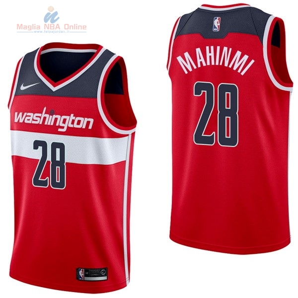 Acquista Maglia NBA Nike Washington Wizards #28 Ian Mahinmi Rosso Icon