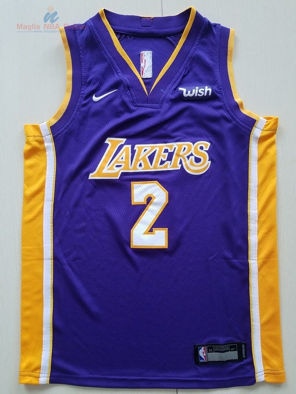 Acquista Maglia NBA Set Completo Bambino Los Angeles Lakers #2 Lonzo ...