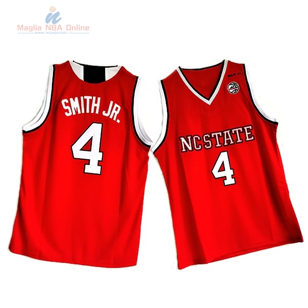 Acquista Maglia NCAA North Carolina #4 JR.Smith Rosso