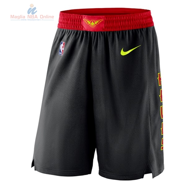 Acquista Pantaloni Basket Atlanta Hawks Nike Nero