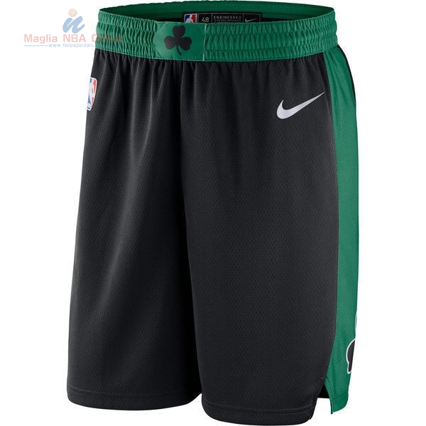 Acquista Pantaloni Basket Boston Celtics Nike Nero