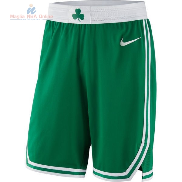 Acquista Pantaloni Basket Boston Celtics Nike Verde