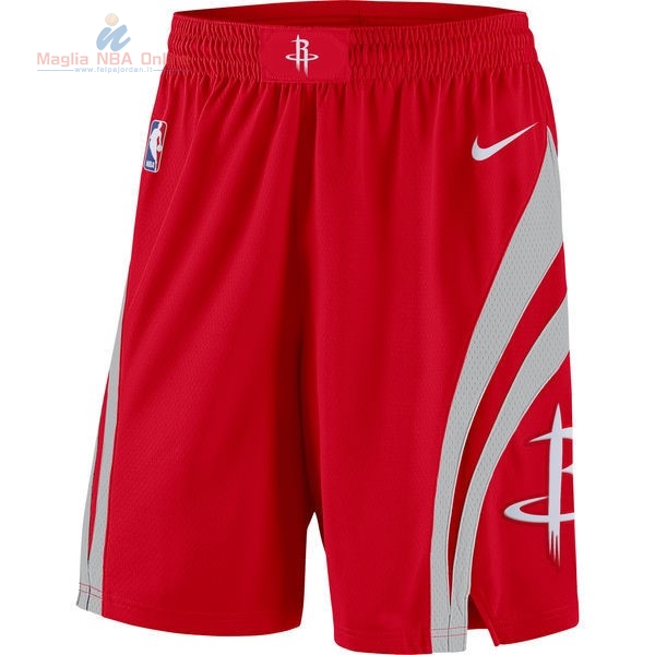 Acquista Pantaloni Basket Houston Rockets Nike Rosso