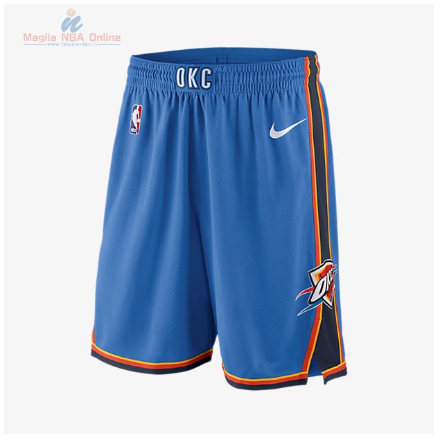 Acquista Pantaloni Basket Oklahoma City Thunder Nike Blu