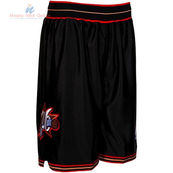 Acquista Pantaloni Basket Philadelphia Sixers Nike Nero