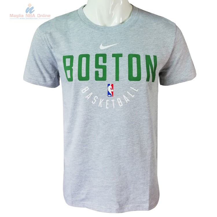 Acquista T-Shirt Boston Celtics Grigio