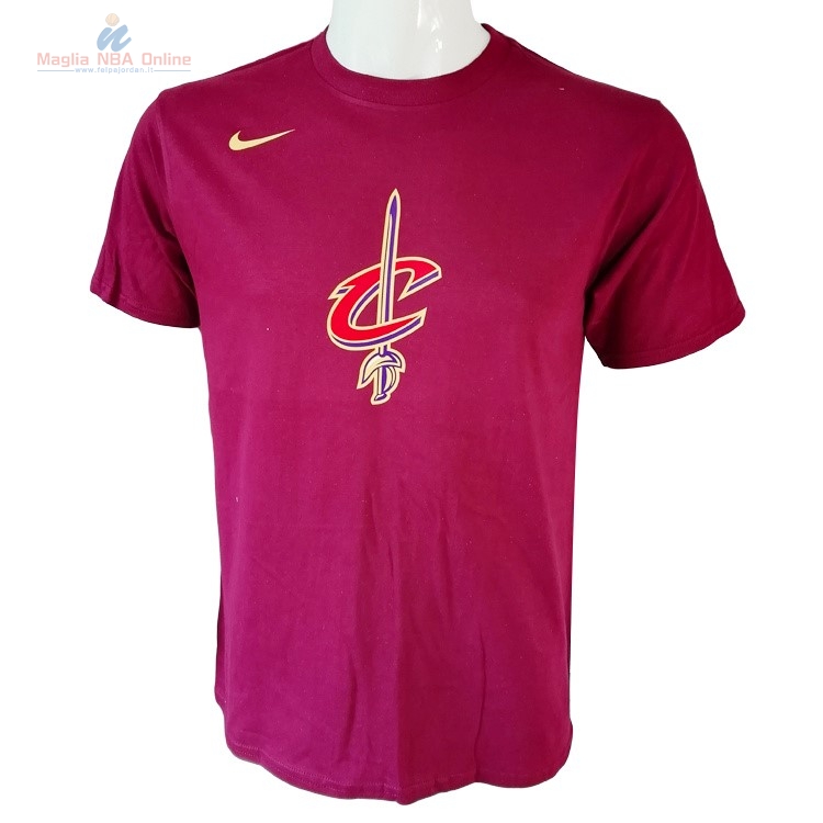 Acquista T-Shirt Cleveland Cavaliers Nike Rosso