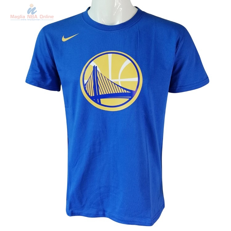 Acquista T-Shirt Golden State Warriors Nike Blu Città