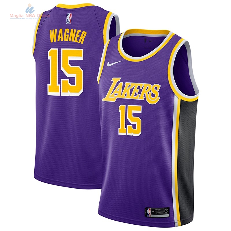 Acquista Maglia NBA Nike Los Angeles Lakers #15 Moritz Wagner Porpora Statement 2018-19