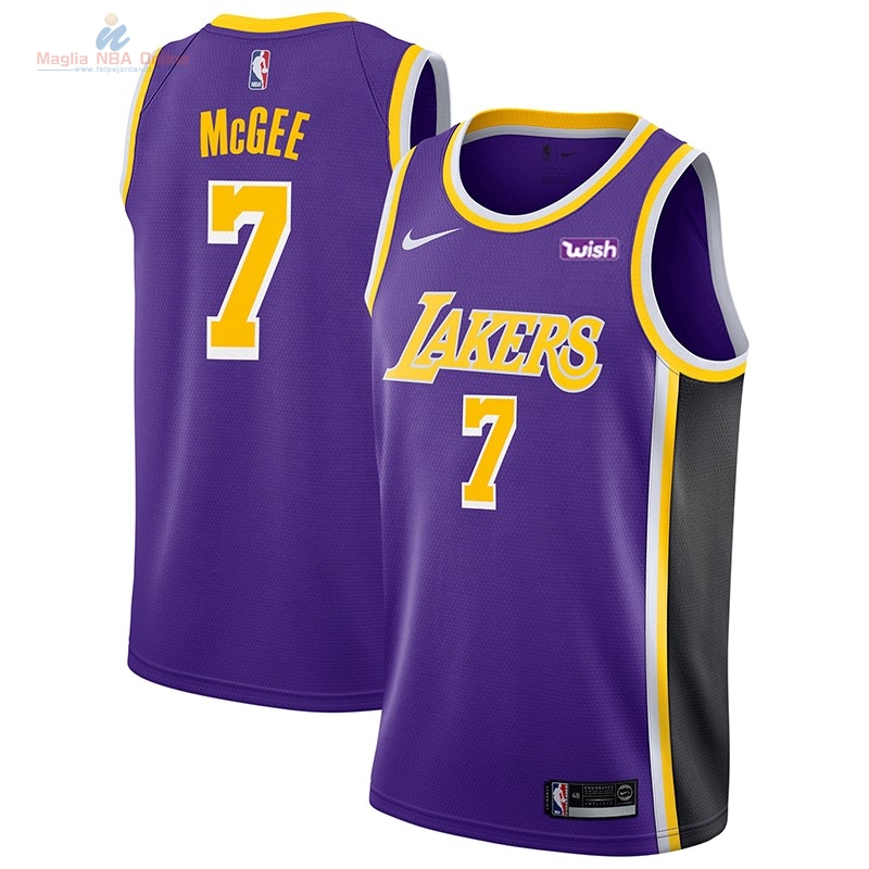 Acquista Maglia NBA Nike Los Angeles Lakers #7 JaVale McGee Porpora 2018-19